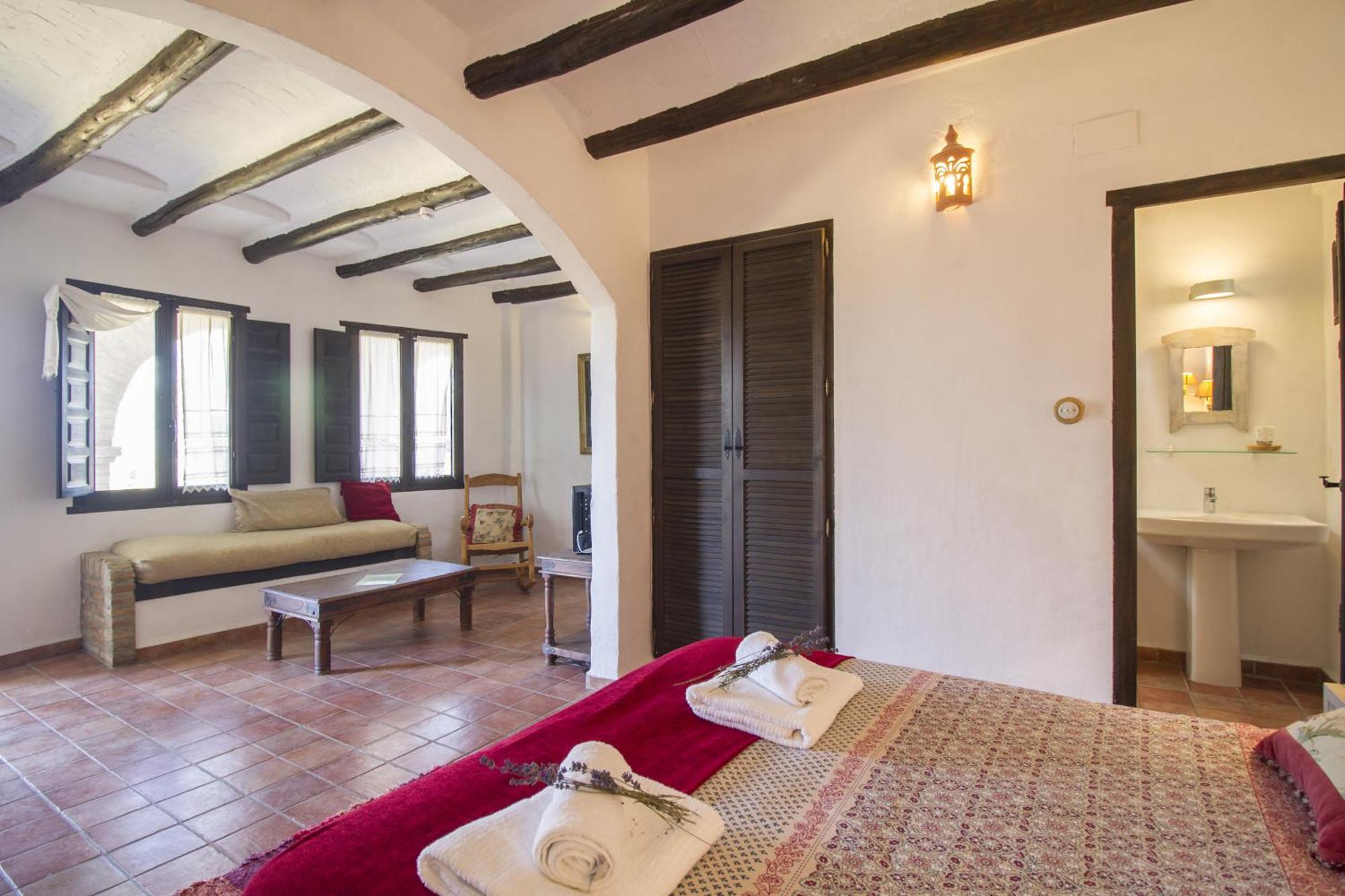 Hotel Rural Alqueria De Los Lentos Niguelas Ruang foto